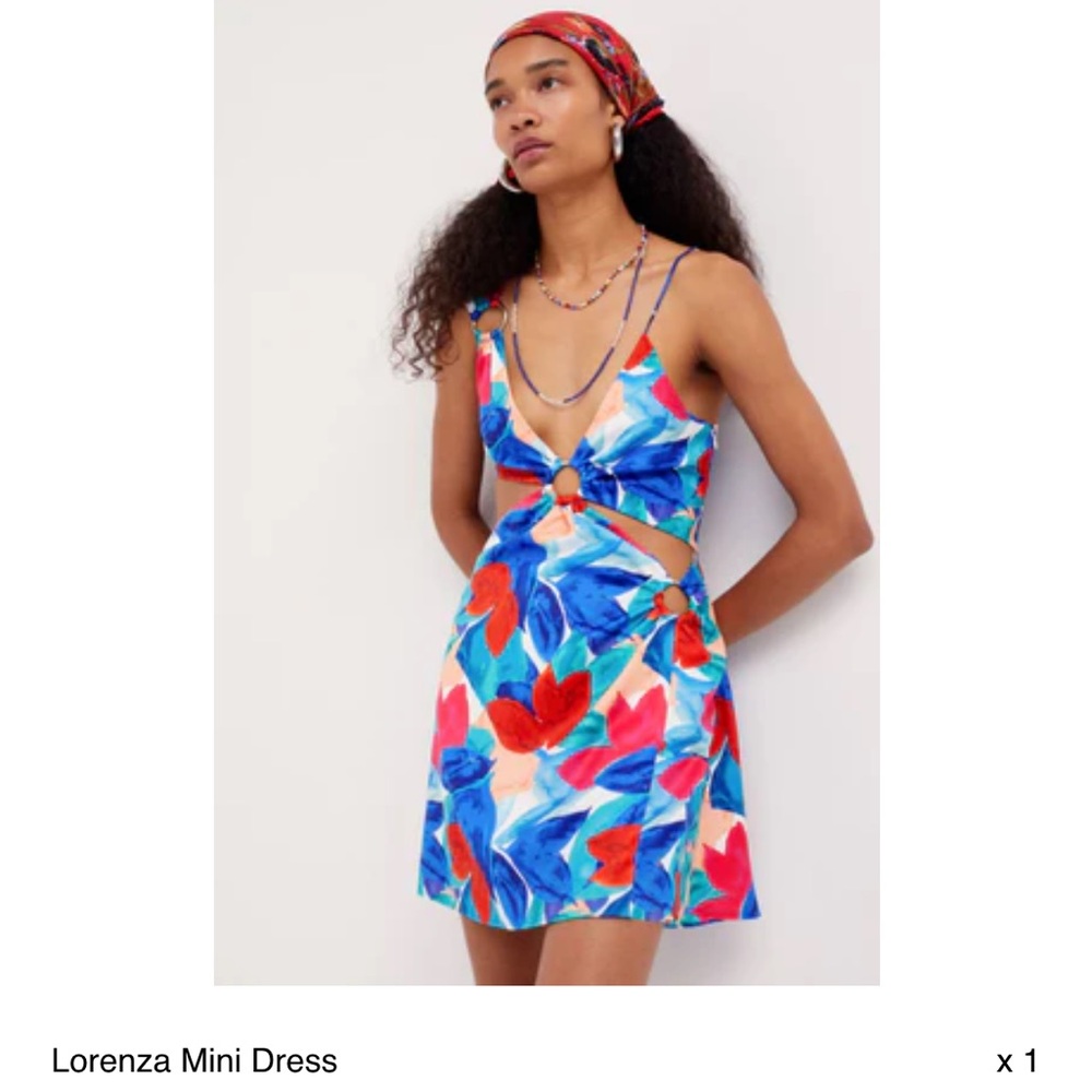 NWT For Love & Lemons Lorenza Mini Dress